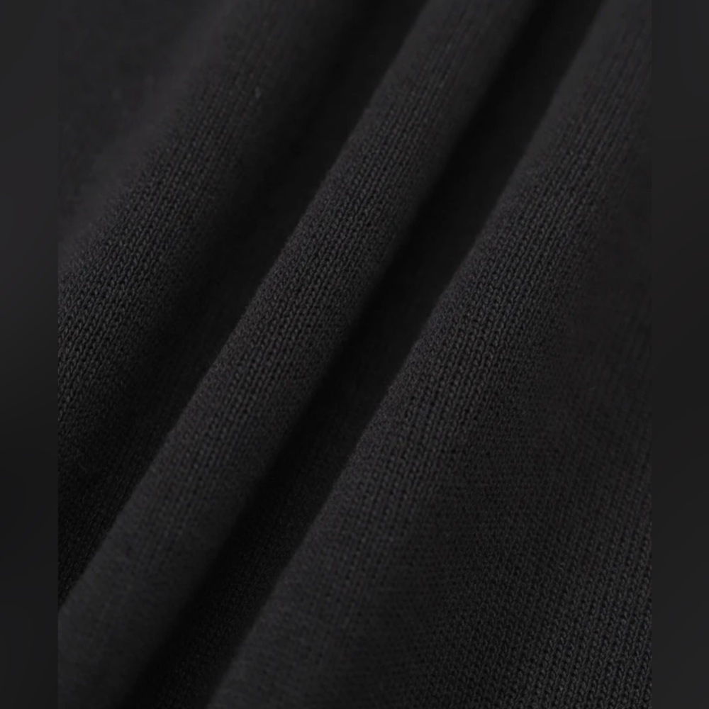 NWT RIHOAS Black Contrasting Long Sleeve Sweater Mini Dress - Picture 8 of 9